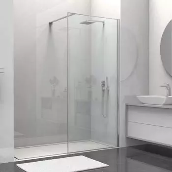 Душевая перегородка Vincea Walk-In VSW-1HS90CL, 90х200, хром, стекло прозрачное