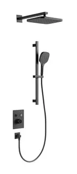 Душевая система Arrow AG3733SHMB-1 встраиваемая, черный матовый