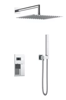 Душевая система Boheme Qubic 474-3-CR встраиваемая, хром