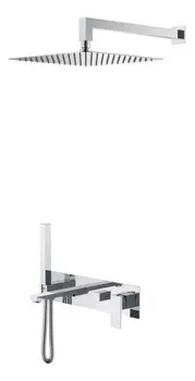 Душевая система Boheme Qubic 474-CR встраиваемая, хром