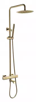 Душевая система Grocenberg GB7005 с термостатом, золото