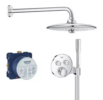 Душевая система Grohe Grohtherm SmartControl 34744000 встраиваемая, с термостатом