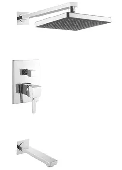 Душевая система Kaiser Quadris 25270 скрытого монтажа с изливом