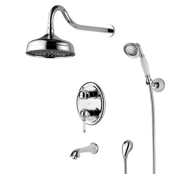 Душевая система Lemark Villa LM4822C встраиваемая, с изливом, хром
