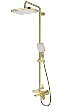 Душевая стойка Raglo R50.24.23 золотой сатин