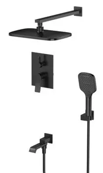 Душевая система Splenka S31.27.06 встраиваемая черный