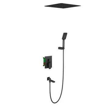 Душевая система Timo Briana SX-7119/03SM встраиваемая, черный матовый