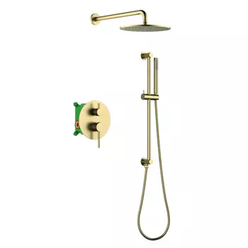 Душевая система Timo Saona SX-2309/17SM встраиваемая, золото матовое