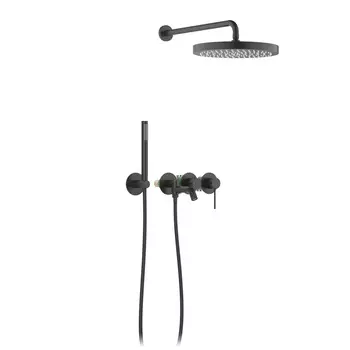 Душевой комплект Timo Saona SX-2348/03SM черный матовый
