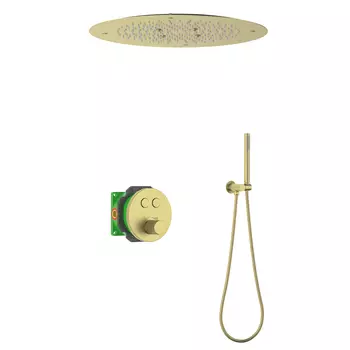 Душевая система Timo Saona SX-2370/17SM встраиваемая с термостатом, золото матовое