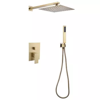 Душевая стойка Abber Daheim AF8219G золото матовое