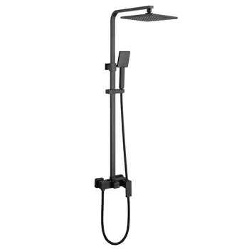 Душевая стойка Abber Daheim AF8220B черная матовая