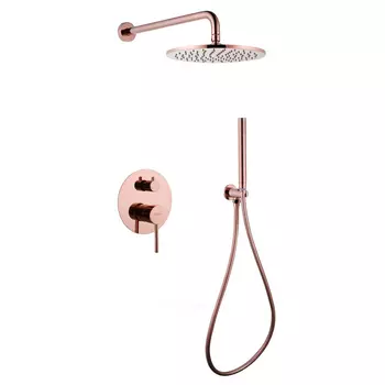 Душевая стойка Abber Wasser Kreis AF8118RG розовое золото