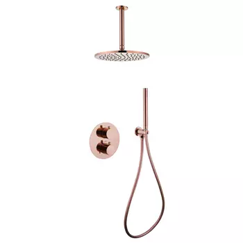 Душевая стойка Abber Wasser Kreis AF8121RG розовое золото