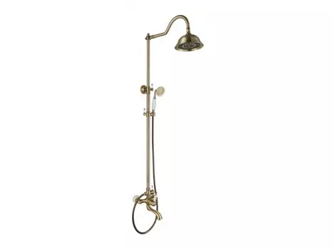 Душевая стойка Aksy Bagno Faenza 401 бронза