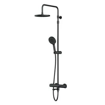 Душевая стойка Am.Pm X-Joy F0785A522 с термостатом, черный