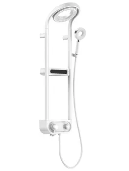 Душевая стойка AQUAme AQM8004W с термостатом, белая