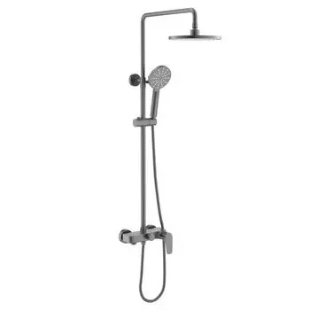 Душевая стойка Aquatek Бетта AQ2140BGM оружейная сталь