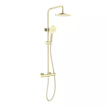 Душевая стойка Aquatek Европа AQ2343BG золото шлифованное