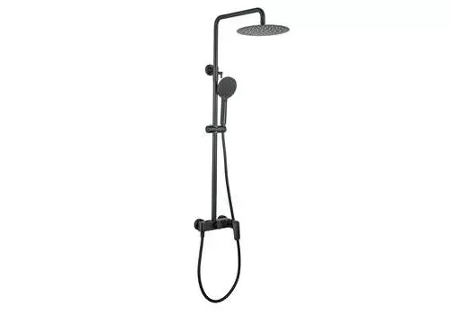 Душевая стойка Aquatek Вега AQ2060MB черная матовая