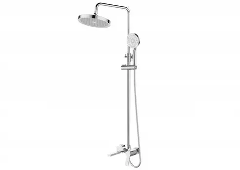 Душевая стойка BelBagno Albano ALBANO-VSCM-CRM со смесителем, хром