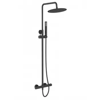 Душевая стойка BelBagno Uno UNO-DOCM-NERO черный