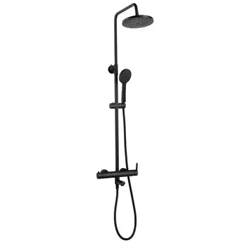 Душевая стойка beWash BV1MMSS6612 черная матовая