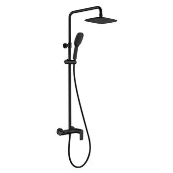 Душевая стойка Black&White Universe UK8300B черная матовая