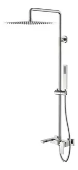 Душевая стойка Boheme Qubic 478-NB никель брашированный
