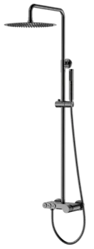 Душевая стойка Boheme Stick 128-GM.2 оружейная сталь touch