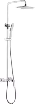 Душевая стойка Boheme Venturo 378-W белая/хром