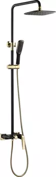 Душевая стойка Boheme Venturo 388-B черная/золото