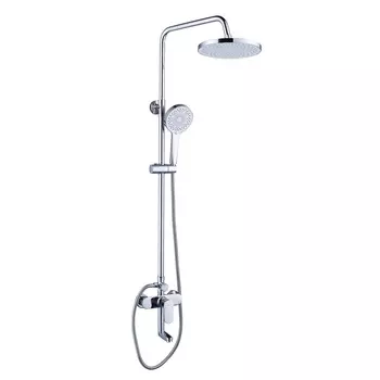 Душевая стойка Bond Circle B01-9100 со смесителем, хром