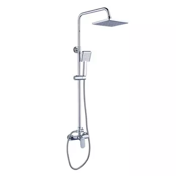 Душевая стойка Bond Cube B01-8400 со смесителем, хром