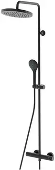 Душевая стойка Bossini Elios L10172.073 с термостатом, черный матовый