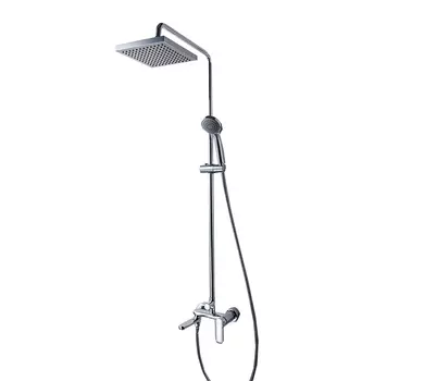 Душевая стойка Bravat Opal F6125183CP-A4-RUS со смесителем для ванны