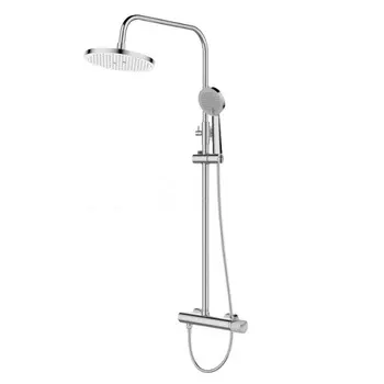 Душевая стойка Bronze de Luxe Focus 24612CM хром/мрамор