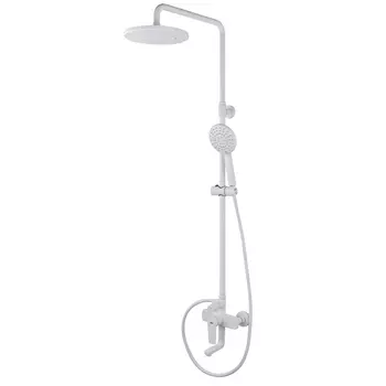 Душевая стойка D&K Bayern.F?rth DA1523708B18 белая матовая