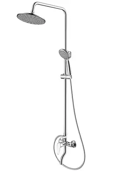 Душевая стойка DIWO Новгород DW-NOV-75-000 со смесителем, хром