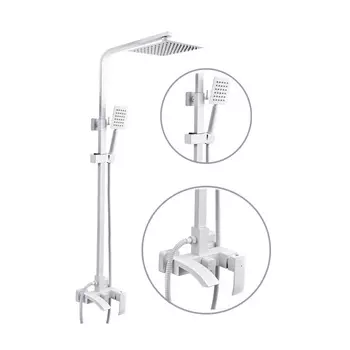 Душевая стойка Fashun A52418-8 белая