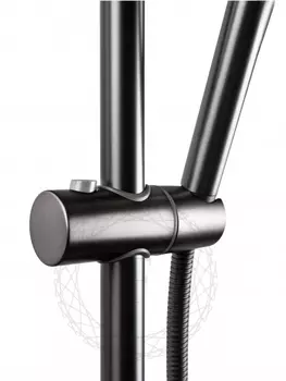 Душевая стойка Filarete Roun FL2020BG графит