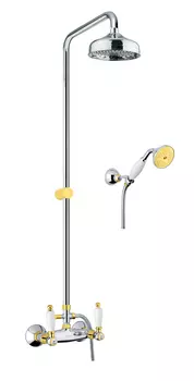 Душевая стойка Fiore Coloniale 02CO0620 хром/золото