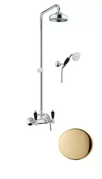 Душевая стойка Fiore Coloniale Black 22OO0620 золото