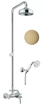 Душевая стойка Fiore Margot 26ZZ0620 бронза