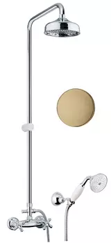 Душевая стойка Fiore Margot Sky (Swarovski®) 01ZZ0620 бронза