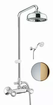 Душевая стойка Fiore Venere Sky 13CO0620 хром/золото