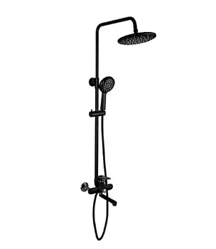 Душевая стойка Frap H49-6 F2449-6 черный/хром