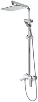 Душевая стойка Grocenberg GB7008WC хром/белый