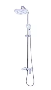 Душевая стойка Grocenberg Shower GB7010WC белый/хром