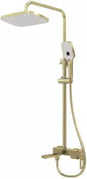 Душевая стойка Grossman Pragma 500.K35.03.320 золото брашированное